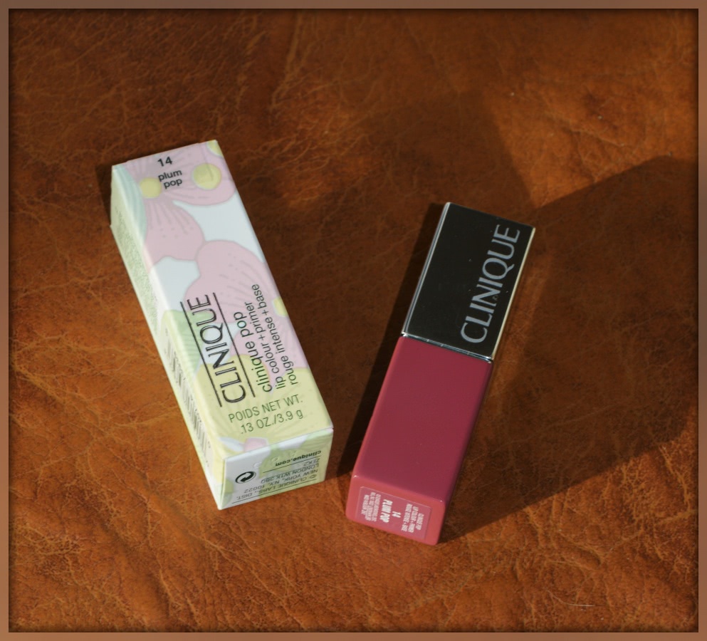 Clinique pop lip color +primer  в оттенке 14 plum pop