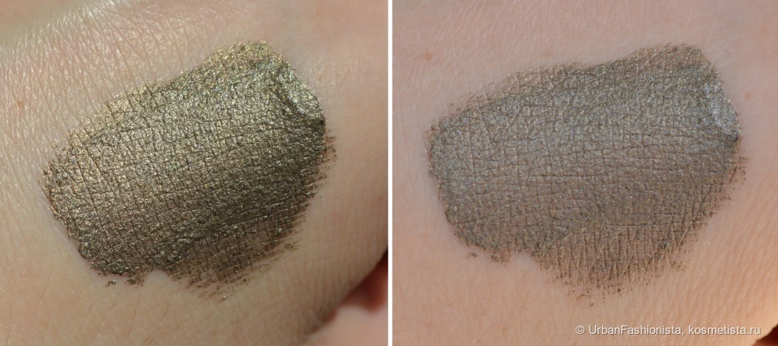 Жидкие тени Giorgio Armani Eye Tint Fluid Eye Color Film в оттенках #6 Green Iron и #8 Flannel