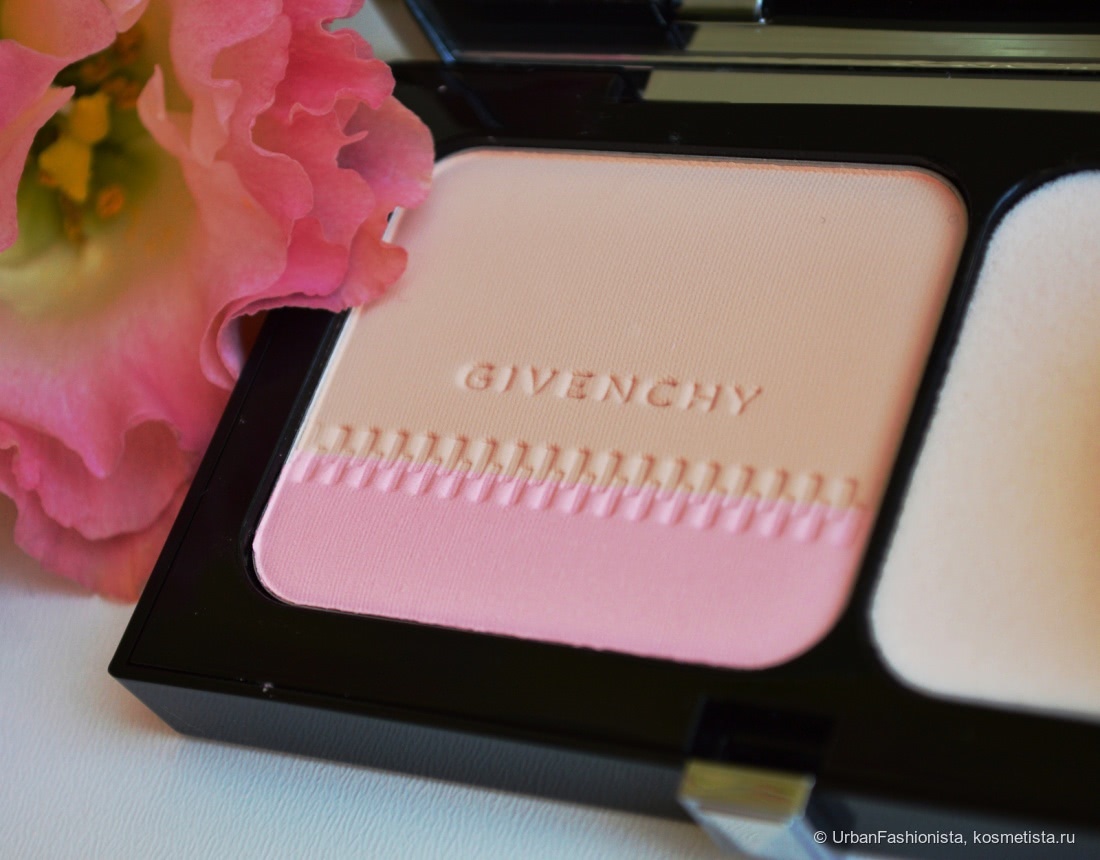 Компактное тональное средство Givenchy Teint Couture Long-Wearing Compact Foundation SPF 10 PA ++ & Highlighter в оттенке #2 Elegant Shell