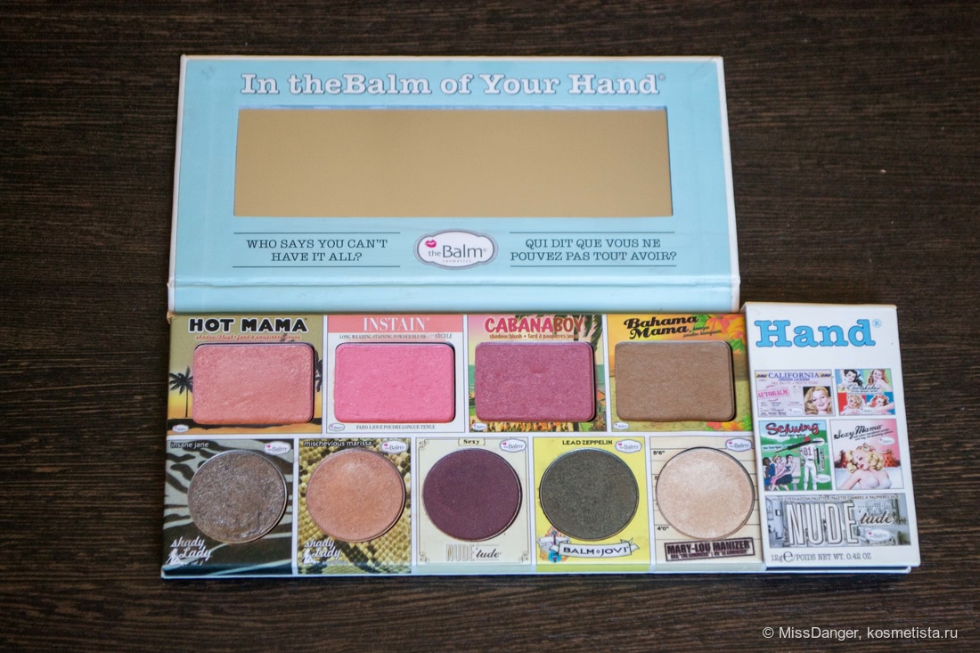 Моя незаменимая палетка In The Balm of your hand от The Balm