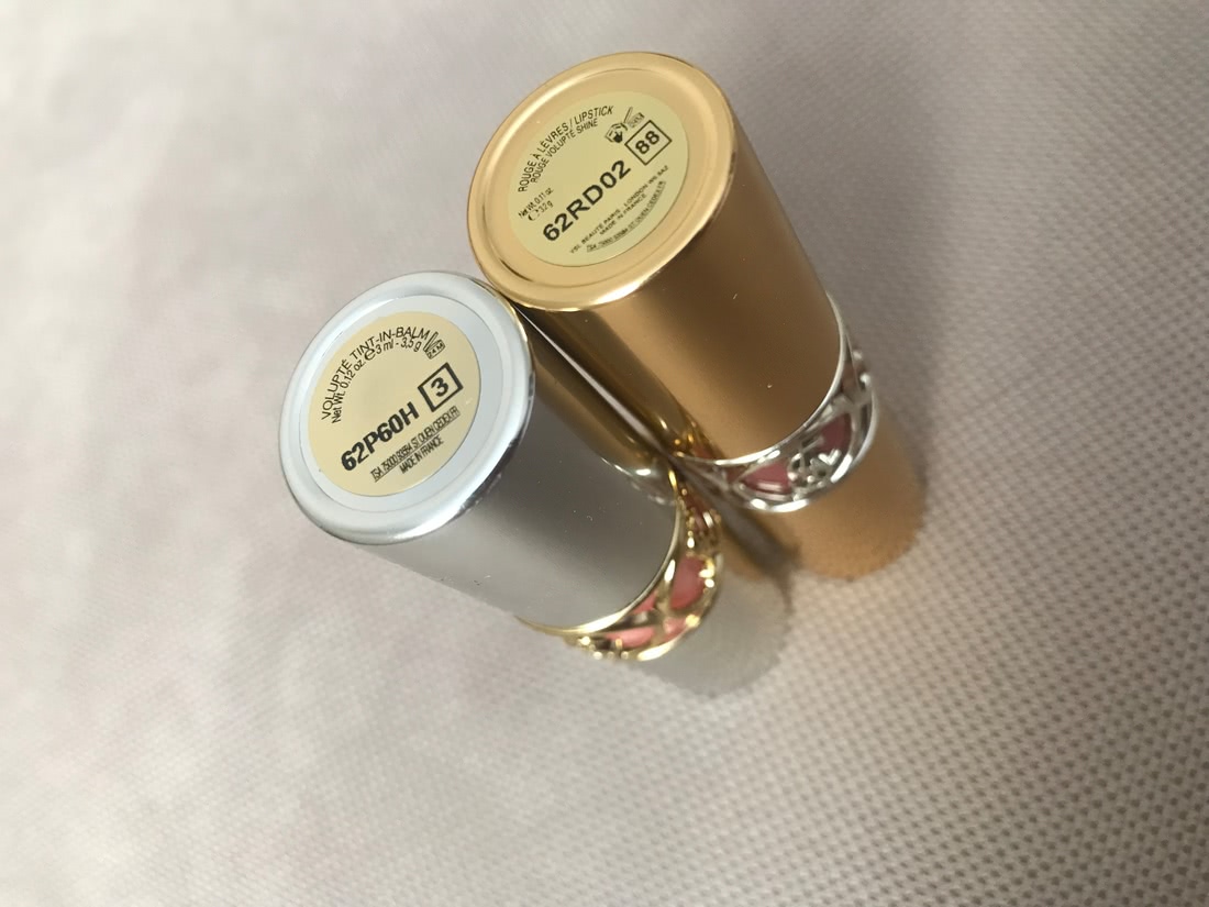 Yves Saint Laurent Volupte Tint Balm - 3 call me rose, Yves Saint Laurent Rouge Volupte Shine - 88 rose nu