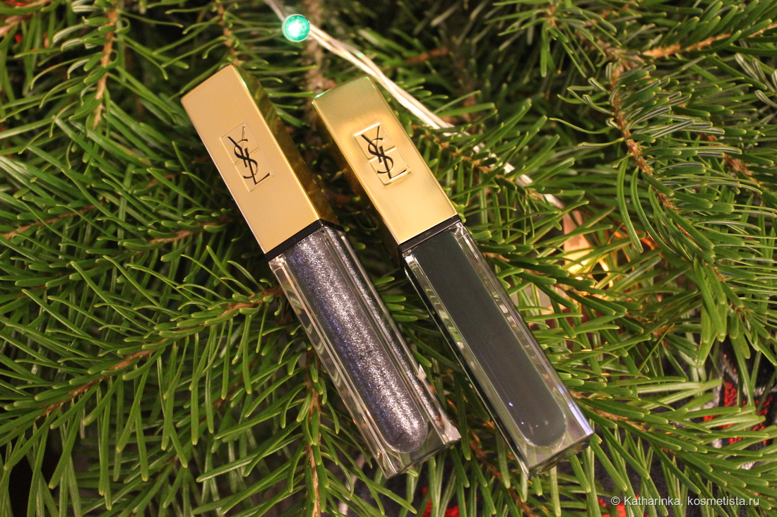 Yves Saint Laurent Mascara Vinyl Couture No 8 I’m The Storm Dark Sparkle Top Coat - ресницы в серебре