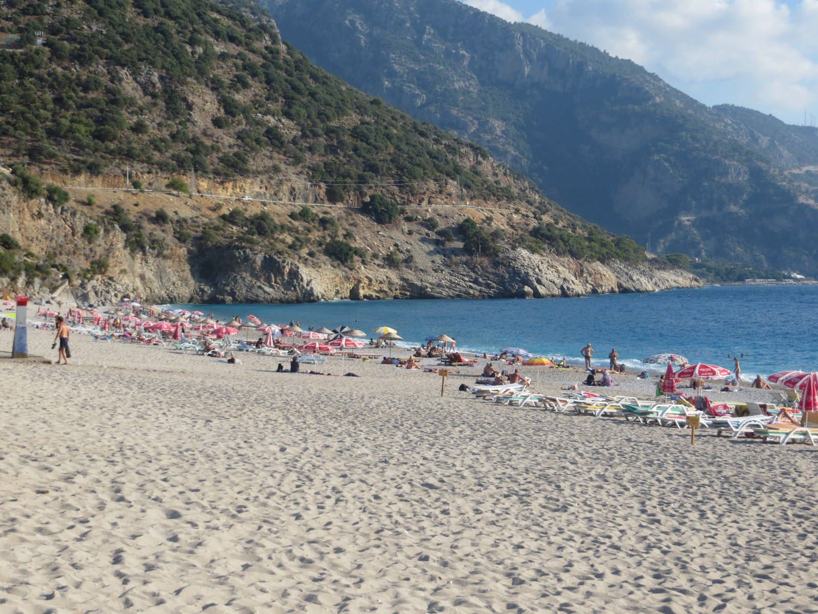 На пляже Belcekiz beach