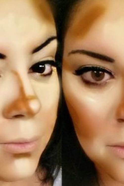 Коррекция лица макияжем: от общих очертаний и до линии губ