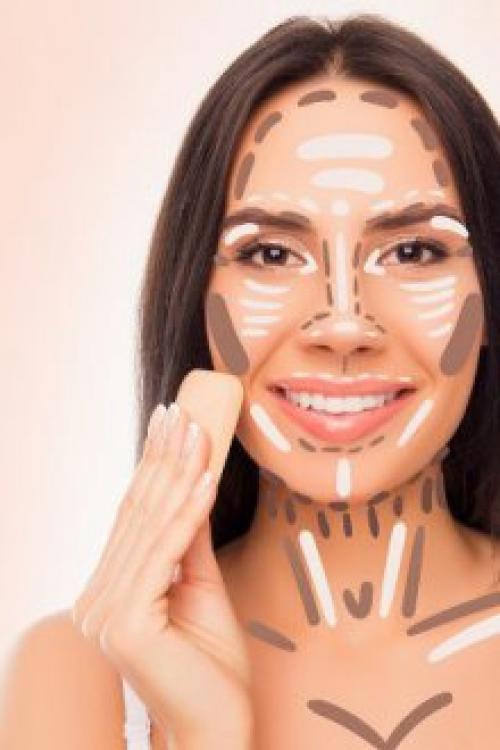 Коррекция лица макияжем: от общих очертаний и до линии губ