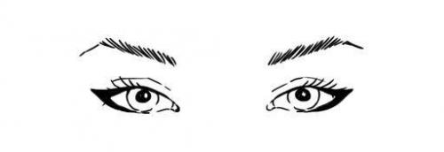 Виды стрелок для больших глаз. Как рисовать стрелки, учитывая форму глаз?