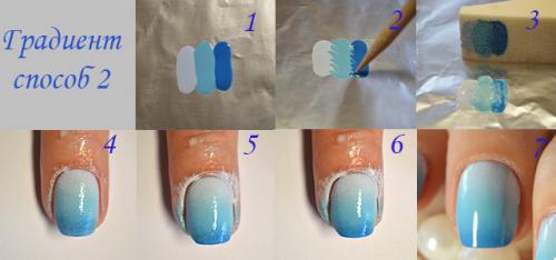 Как сделать маникюр губкой. Способы выполнения дизайна ногтей губкой 03