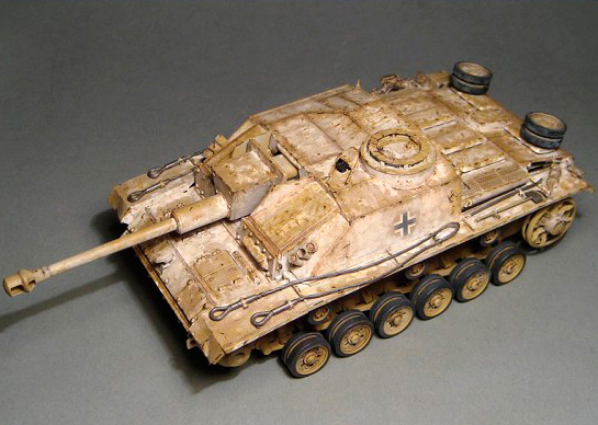 Зимний StuG` - Neutral wash