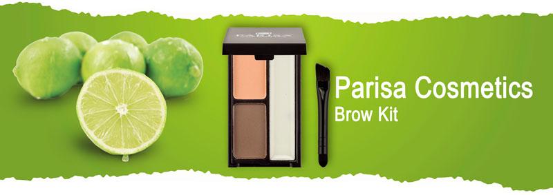 Тени+гель для бровей Parisa Cosmetics Brow Kit