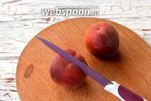 Фото совета Как почистить персик