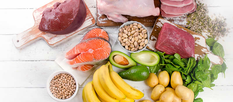 Продукты с витаминами группы B