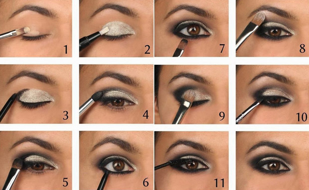 простой урок макияжа для карих глаз