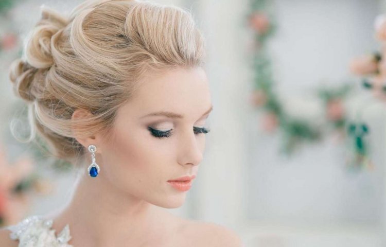Нежный макияж для блондинок на свадьбу