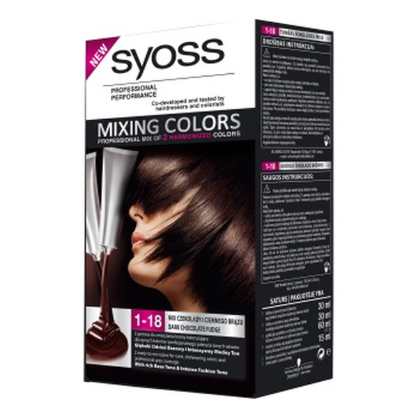 Краска для волос syoss mixing colors 5-85 ореховый коктейль syoss