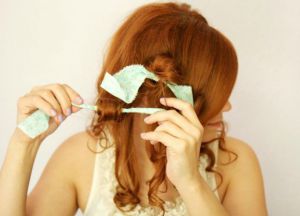 как накрутить волосы на тряпочки пошаговая инструкция 4