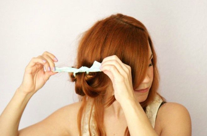как накрутить волосы на тряпочки пошаговая инструкция