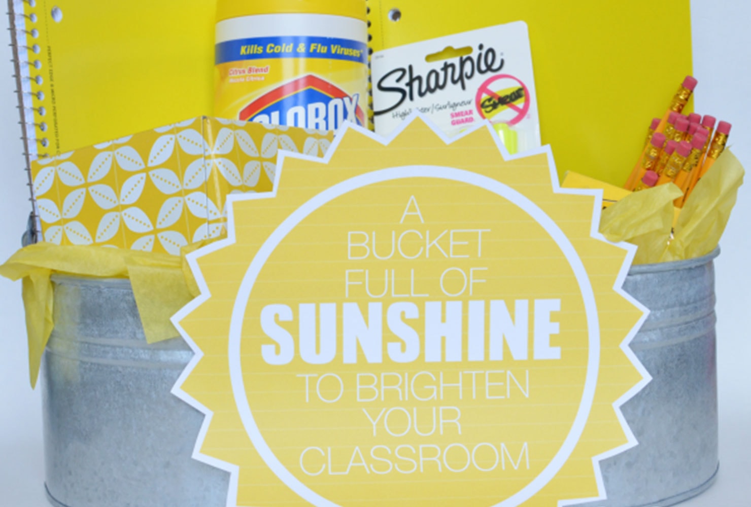 teacher appreciation week gift ideas bucket of sunshine500