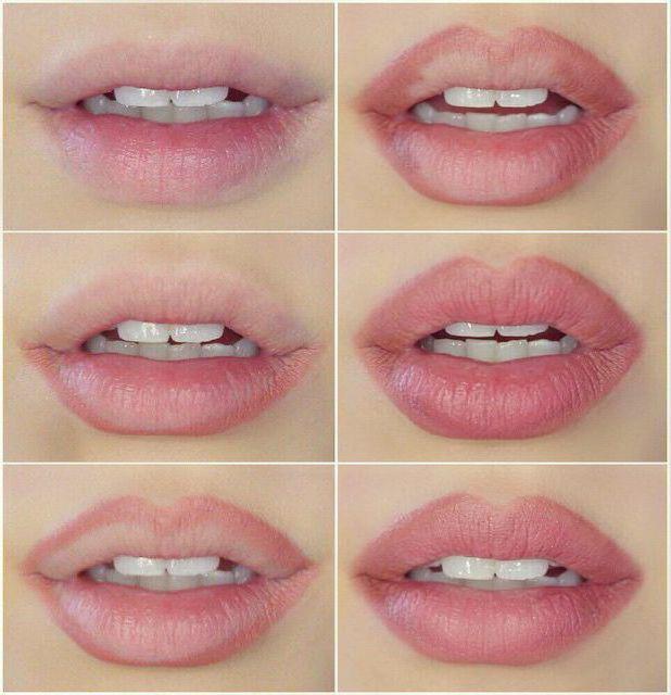 как увеличить губы с помощью макияжа